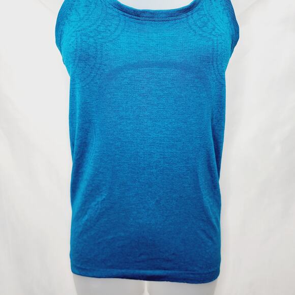 Lululemon Swiftly Speed Racerback Mandala Teal  Workout Run tank Top Size 4 - Picture 2 of 9